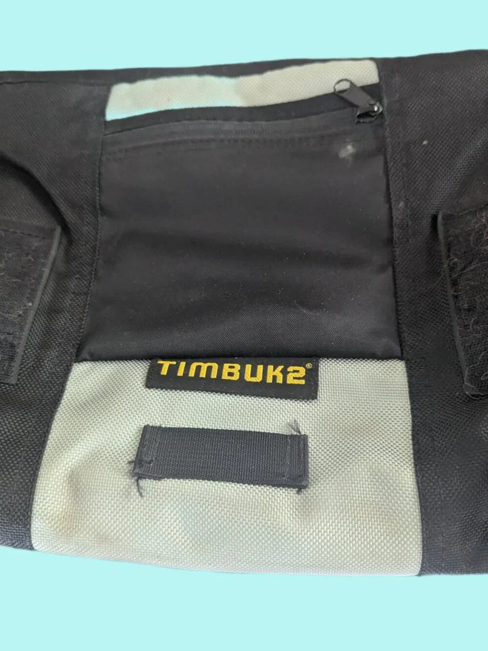 Timbuk2 Black and Gray Messenger Bag with Adjustable Shoulder strap